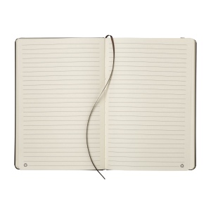 Carnet de notes avec couverture en résidus de fruits et fermeture élastique 8