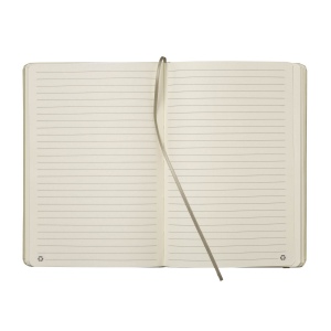 Carnet de notes avec couverture en résidus de fruits et fermeture élastique 23