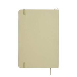 Carnet de notes avec couverture en résidus de fruits et fermeture élastique 26