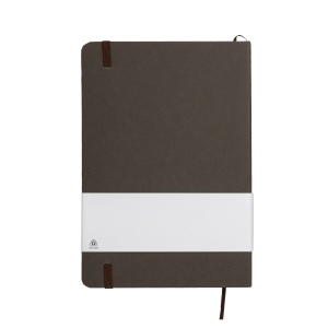 Carnet de notes avec couverture en résidus de fruits et fermeture élastique 9