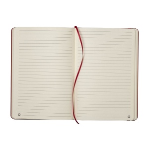 Carnet de notes avec couverture en résidus de fruits et fermeture élastique 28