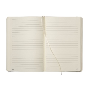 Carnet de notes avec couverture en résidus de fruits et fermeture élastique 13