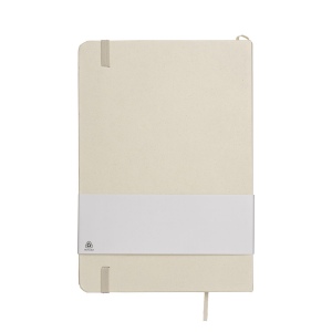 Carnet de notes avec couverture en résidus de fruits et fermeture élastique 14