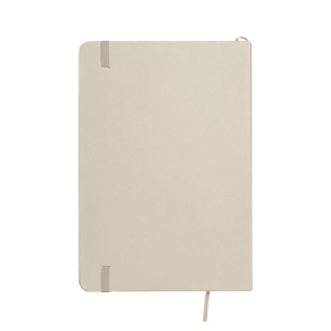 Carnet de notes avec couverture en résidus de fruits et fermeture élastique 16
