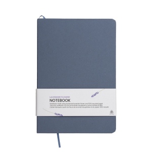 Carnet de notes avec couverture en résidus de fruits et fermeture élastique 4