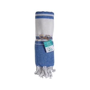 Serviette de plage en coton recyclé 150 g/m2 certifiée GRS 16