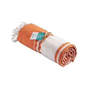 Serviette de plage en coton recyclé 150 g/m2 certifiée GRS 7