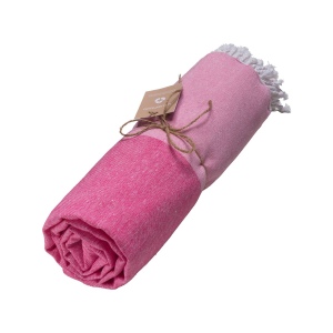 Serviette de plage/Fouta en coton recyclé 180 g/m2 certifiée GRS 4