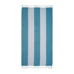 Serviette de plage/Fouta en coton recyclé 180 g/m2 certifiée GRS 12