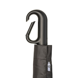 Parapluie automatique en R-PET avec poignée à mousqueton 22