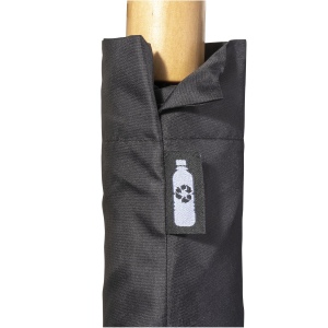 Mini parapluie en R-PET avec manche en bois 15