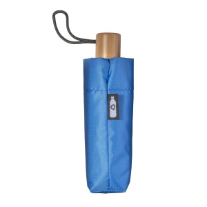 Mini parapluie en R-PET avec manche en bois 8