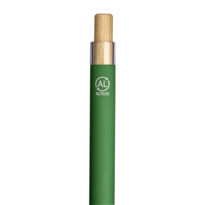 Stylo à bille en aluminium recyclé caoutchouté 19