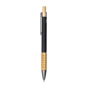 Stylo à bille en aluminium recyclé caoutchouté 22