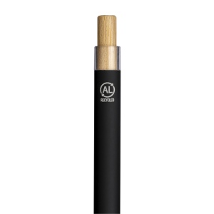 Stylo à bille en aluminium recyclé caoutchouté 23