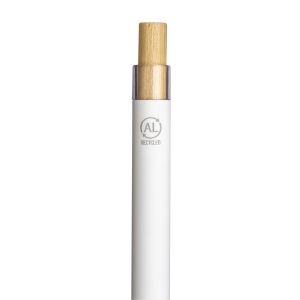 Stylo à bille en aluminium recyclé caoutchouté 25