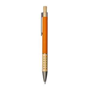 Stylo à bille en aluminium recyclé caoutchouté 14