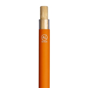 Stylo à bille en aluminium recyclé caoutchouté 15