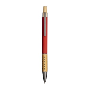 Stylo à bille en aluminium recyclé caoutchouté 7
