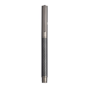 Stylo à bille en métal bruni. Finition en fibre de verre, avec boîte en carton 2