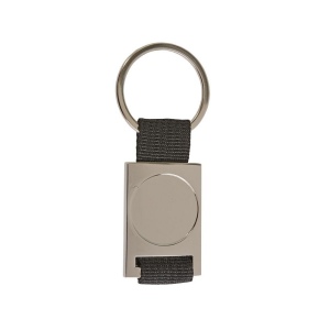 Porte-clés en metal et nylon. Centre à personnaliser avec logo en résin 12