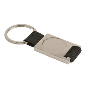 Porte-clés en metal et nylon. Centre à personnaliser avec logo en résin 5