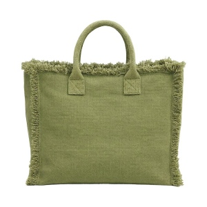 Sac en coton de 450 g/m2. Dote d'une fermeture zippee et d'une poche interieure 6