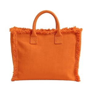 Sac en coton de 450 g/m2. Dote d'une fermeture zippee et d'une poche interieure 12