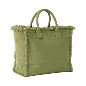 Sac en coton de 450 g/m2. Dote d'une fermeture zippee et d'une poche interieure