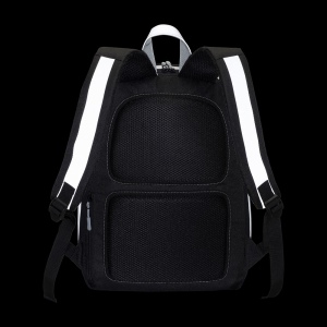 Sac a dos porte PC en Caneva avec insertions en simili cuir a haute visibilite 10
