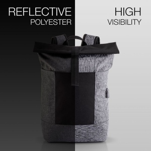 Sac-à-dos porte-PC en polyester réfléchissant 4