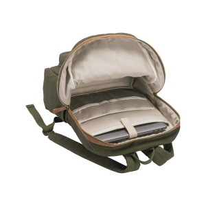Sac à dos en caneva recyclé avec compartiment pour ordinateur portable rembourré 7