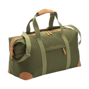 Sac de voyage en caneva recyclé. Bandoulière réglable et amovible avec boucles en métal 4