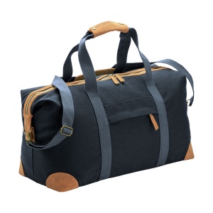 Sac de voyage en caneva recyclé. Bandoulière réglable et amovible avec boucles en métal 13