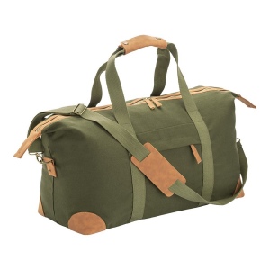 Sac de voyage en caneva recyclé. Bandoulière réglable et amovible avec boucles en métal 2