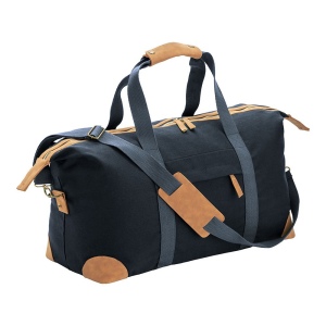 Sac de voyage en caneva recyclé. Bandoulière réglable et amovible avec boucles en métal 3
