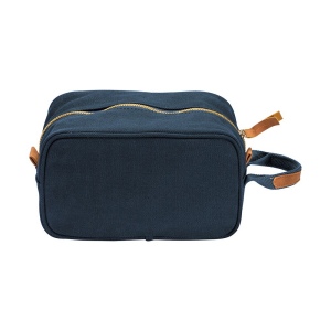 Trousse de beauté en toile recyclée avec poignée latérale 7