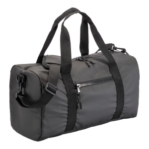 Sac de voyage en polyester water resistant. Bandoulière réglable et amovible avec boucle