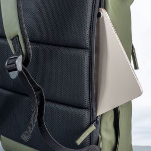 Sac à dos porte PC (15") en PU souple résistant à l'eau 17