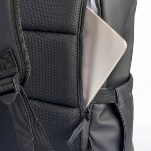 Sac à dos porte PC (15") en PU souple résistant à l'eau 27