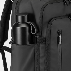 Sac à dos de voyage format cabine avec porte-ordinateur portable (15) en polyuréthane 17