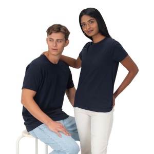 T-shirt unisexe en coton et polyester régénérés de 145 g/m2 35