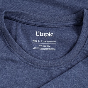 T-shirt unisexe en coton et polyester régénérés de 145 g/m2 15