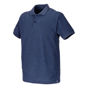 Polo unisexe en coton et polyester régénérés de 200 g/m2 20