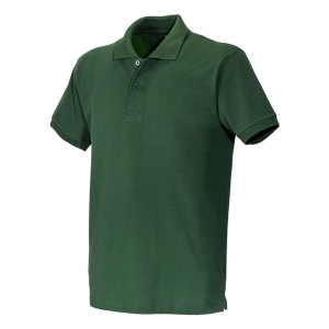 Polo unisexe en coton et polyester régénérés de 200 g/m2 12