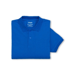 Polo unisexe en coton et polyester régénérés de 200 g/m2 39