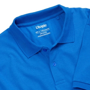 Polo unisexe en coton et polyester régénérés de 200 g/m2 40