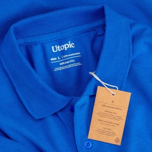 Polo unisexe en coton et polyester régénérés de 200 g/m2 42
