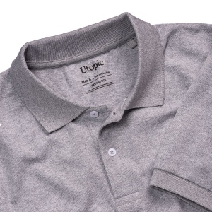 Polo unisexe en coton et polyester régénérés de 200 g/m2 48