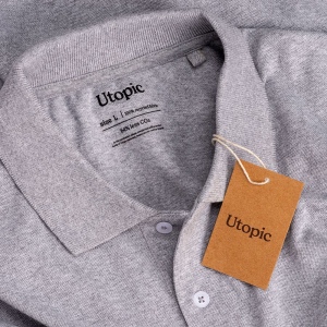 Polo unisexe en coton et polyester régénérés de 200 g/m2 49